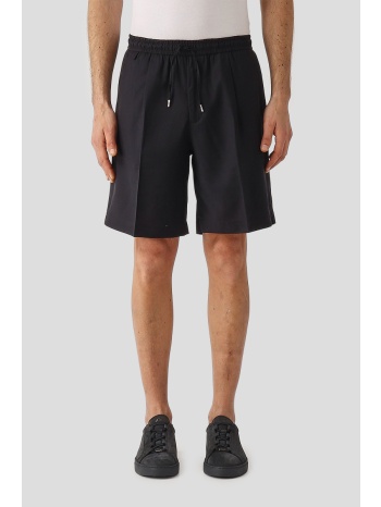ανδρικό μαύρο men`s wool bermuda shorts briglia