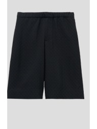 ανδρικό μαύρο men`s skull jacquard shorts alexander mcqueen