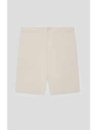 ανδρικό μπεζ bermuda shorts wip linen unity